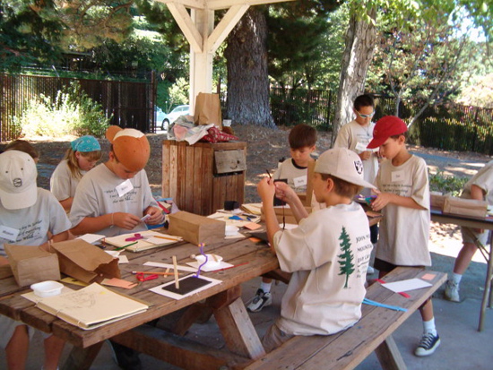 Like Muir, campers make their own inventions